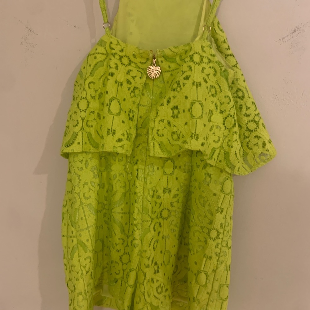 Lilly Pulitzer Ceclyn Romper in Lime